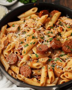 Cajun Sausage Pasta Delight Recipe