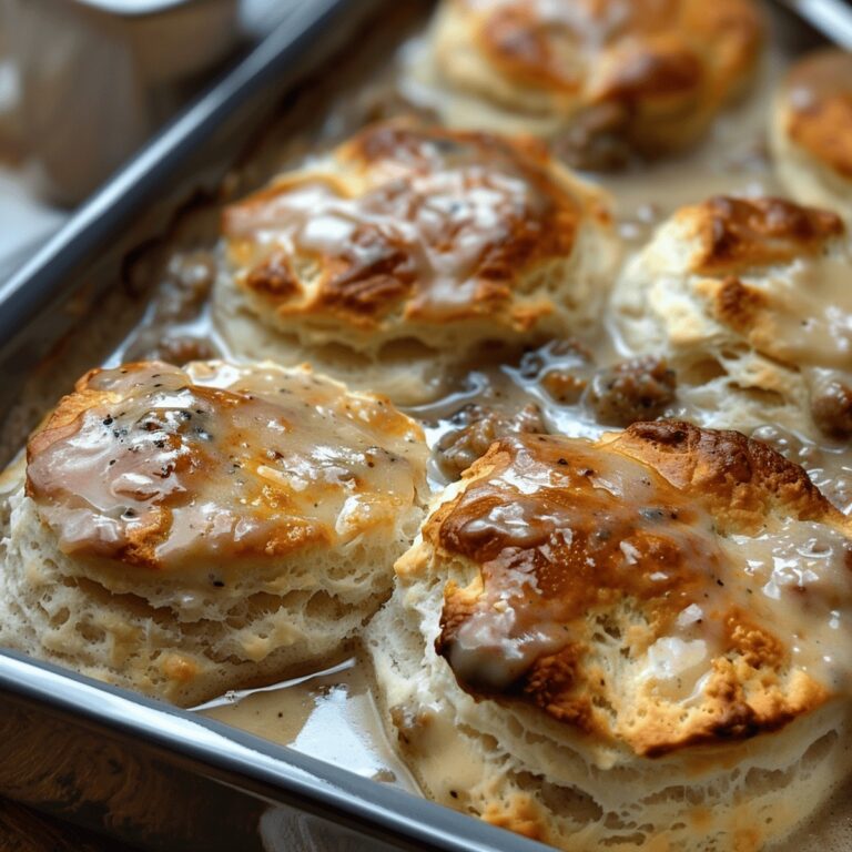 Hearty Sausage, Gravy And Biscuit Casserole Recipe