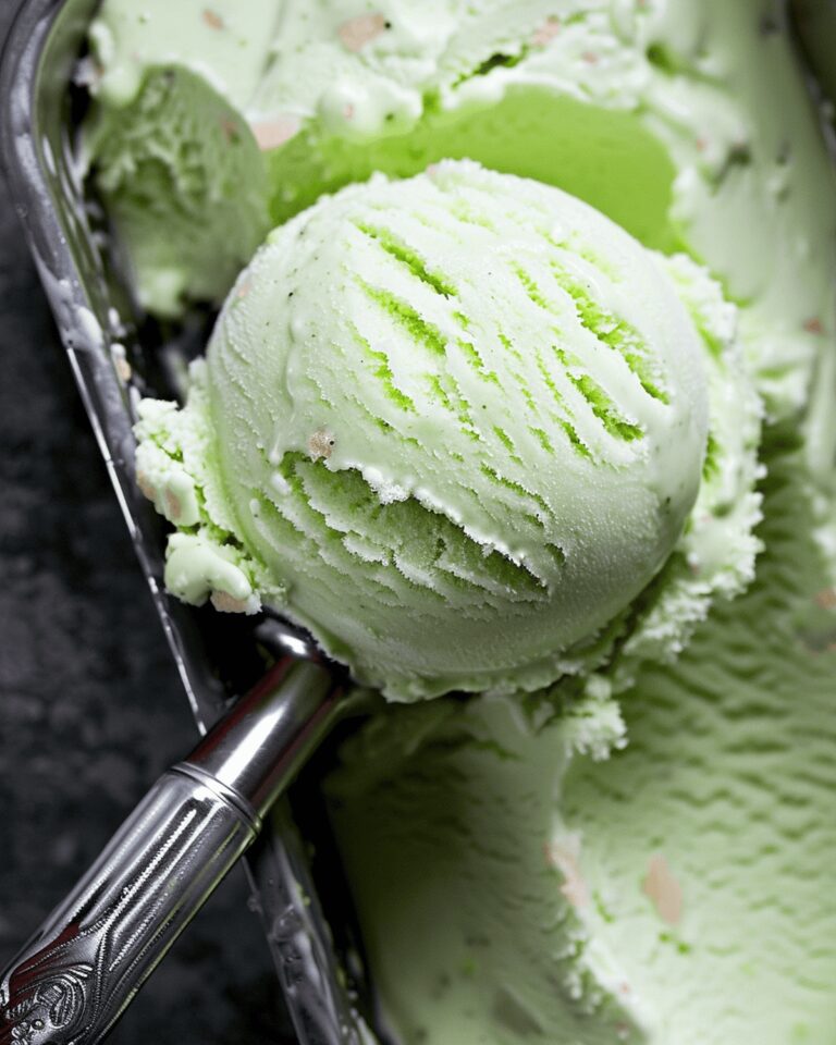 Fresh Mint Ice Cream with Salted Watermelon Granita Recipe