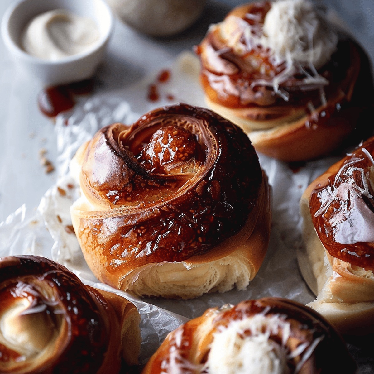 Fluffy Mallorca Bread Buns With Guava And Cheese Recipe