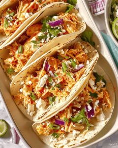 Quick and Easy Buffalo Chicken Tacos Recipe