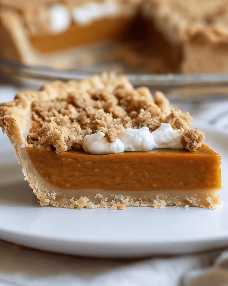 Pumpkin Pie Crisp With A Buttery Crust Recipe