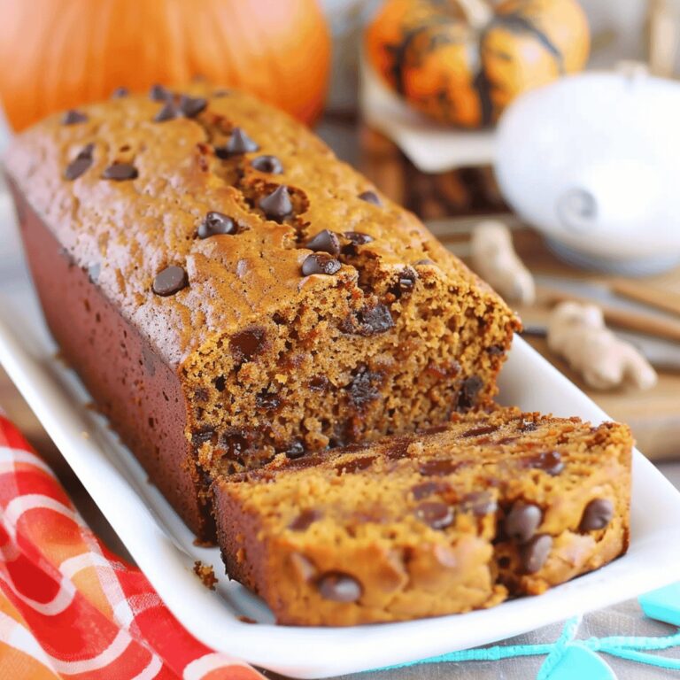 Sumptuous Chocolate Chip Pumpkin Bread Recipe