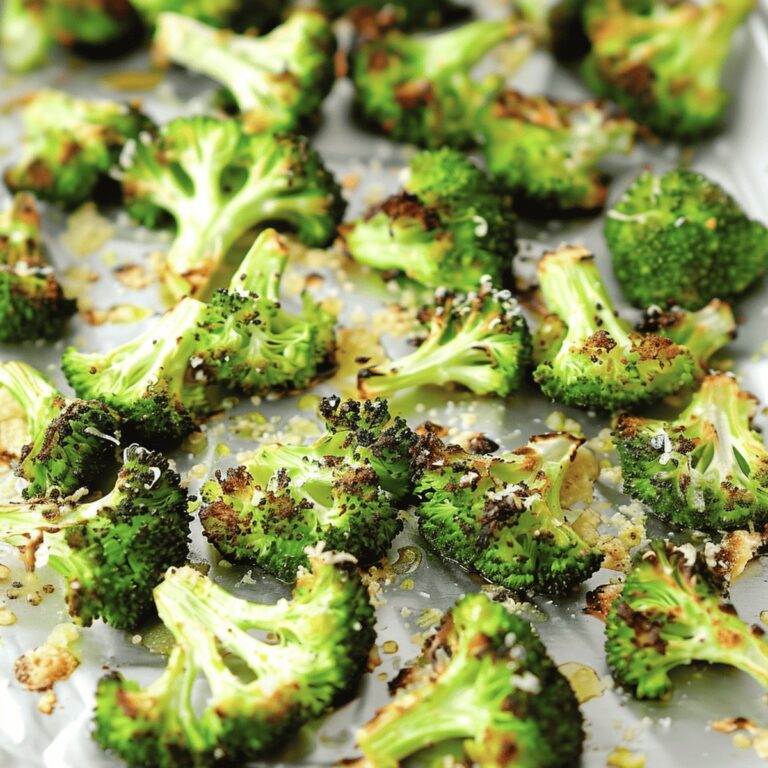 Golden Roasted Broccoli Recipe
