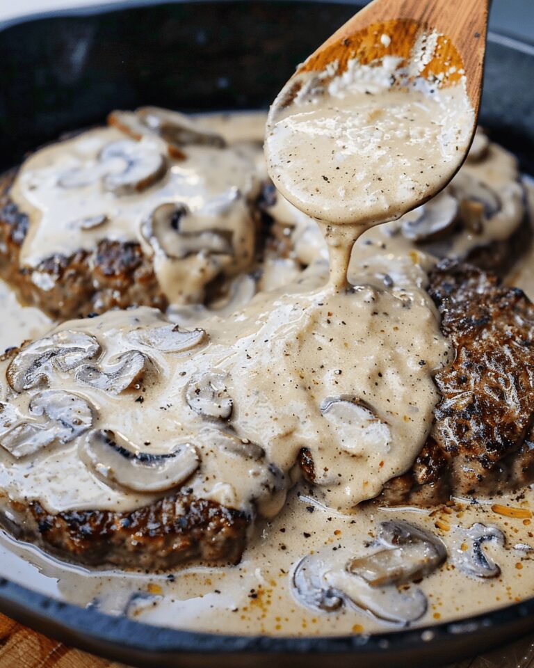 Keto Burgers With Mushroom Sauce Recipe
