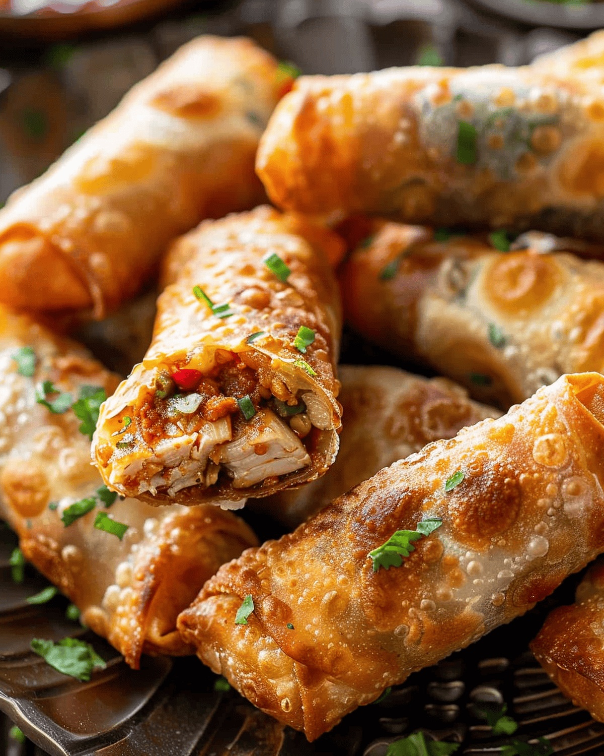 Mexican Chicken Egg Rolls Recipe