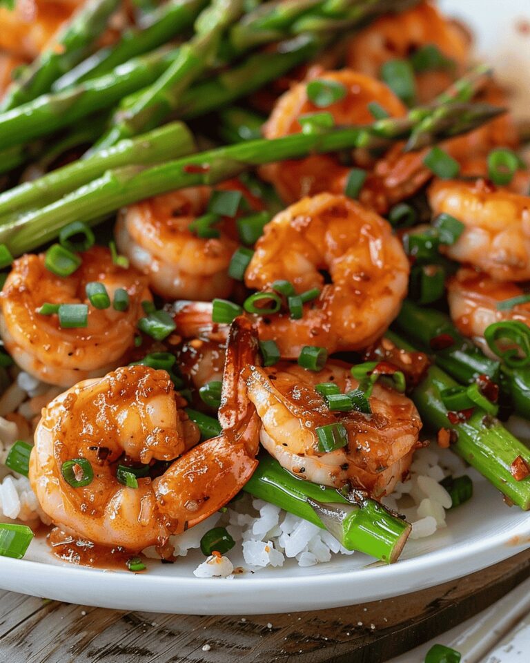Chili Shrimp with Asparagus Recipe