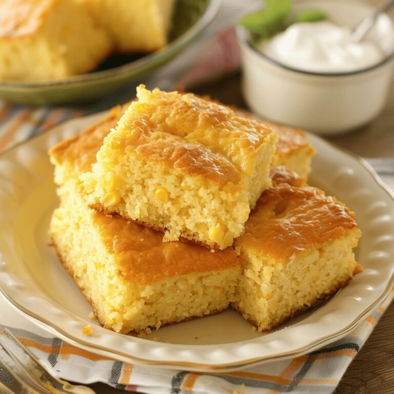 Buttery Southern Sweet Cornbread Recipe