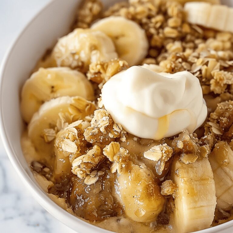 Golden Banana Crumble Recipe