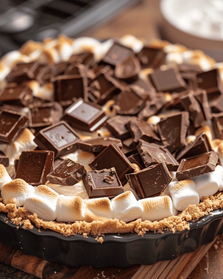 Gooey Smores Delight Pie Recipe
