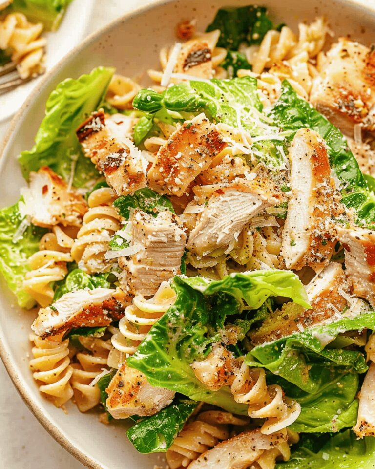 Chicken Caesar Pasta Salad Recipe