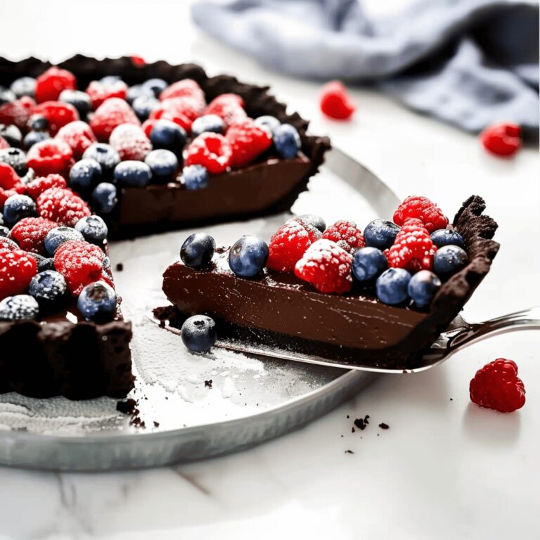 No-Bake Chocolate Tart Recipe