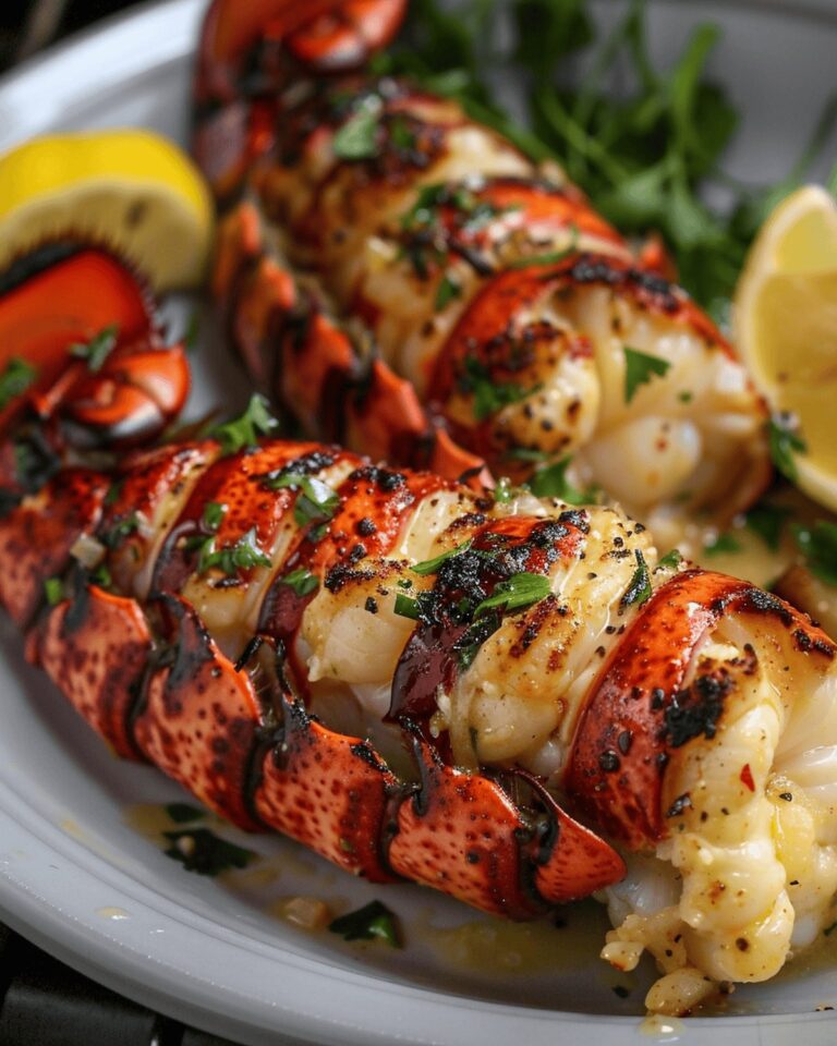 Luxurious Garlic Herb Lobster Tail Recipe