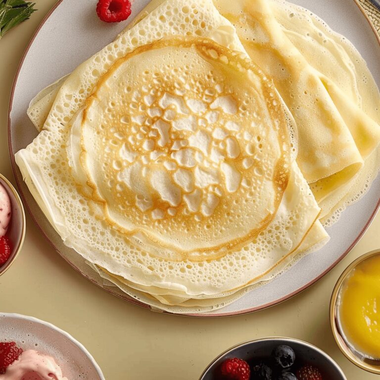 Silky French Crepes Recipe