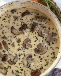 Creamy Mushroom Soup Recipe