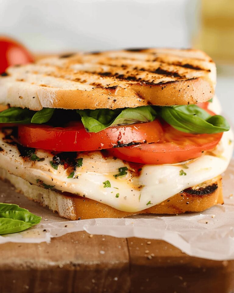 Grilled Chicken Caprese Sandwich Recipe