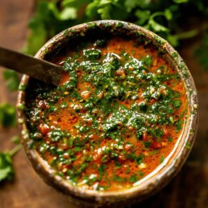 Vibrant Red Chimichurri Sauce Recipe