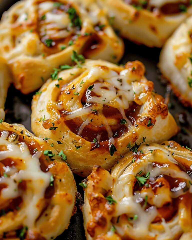 BBQ Chicken Pizza Rolls Recipe