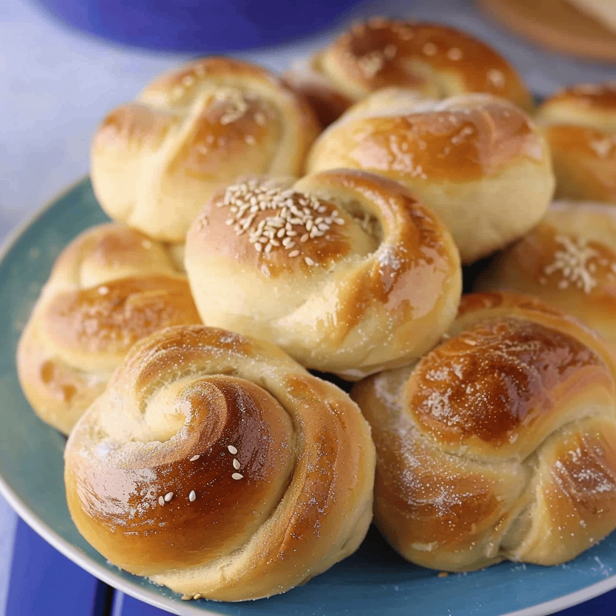 Pillowy Egyptian Bread Rolls Recipe