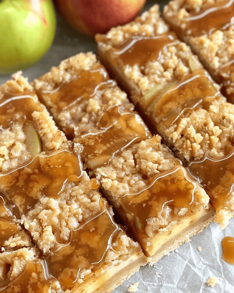 Caramel Apple Cheesecake Bars Recipe