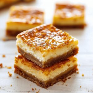 Silky Crme Brle Cheesecake Bars Recipe
