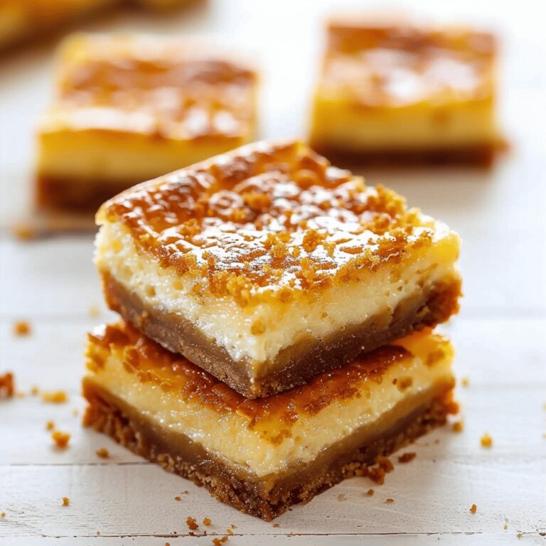 Silky Crme Brle Cheesecake Bars Recipe