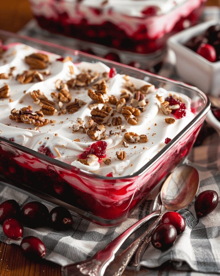 Luscious Cranberry Delight Jello Salad Recipe