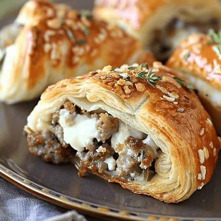 Gooey Sausage Cream Cheese Crescents Recipe