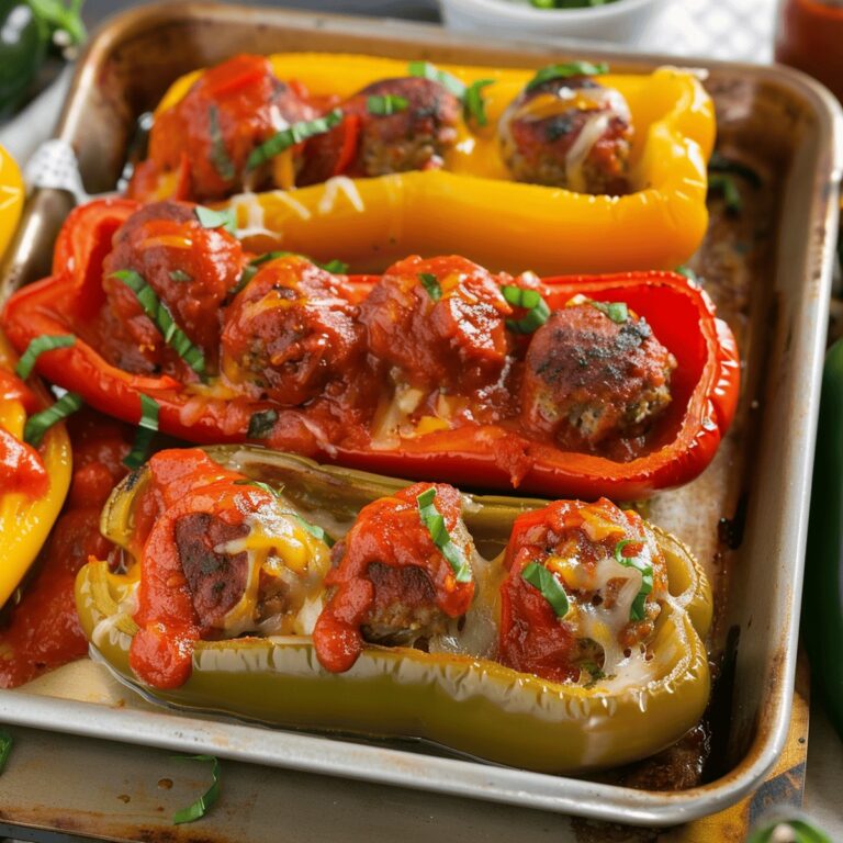Hearty Bell Pepper Meatball Subs Recipe