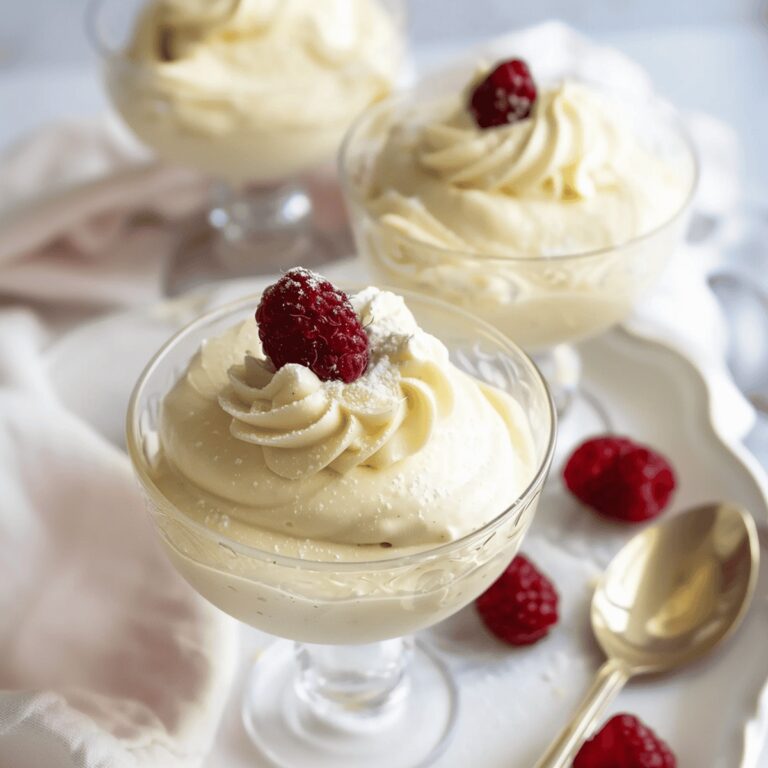 Silky Vanilla Mousse Recipe