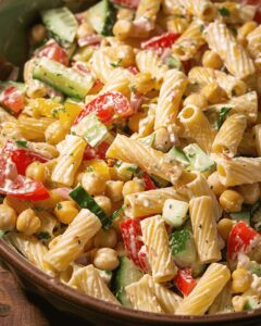 Chickpea Pasta Salad Recipe