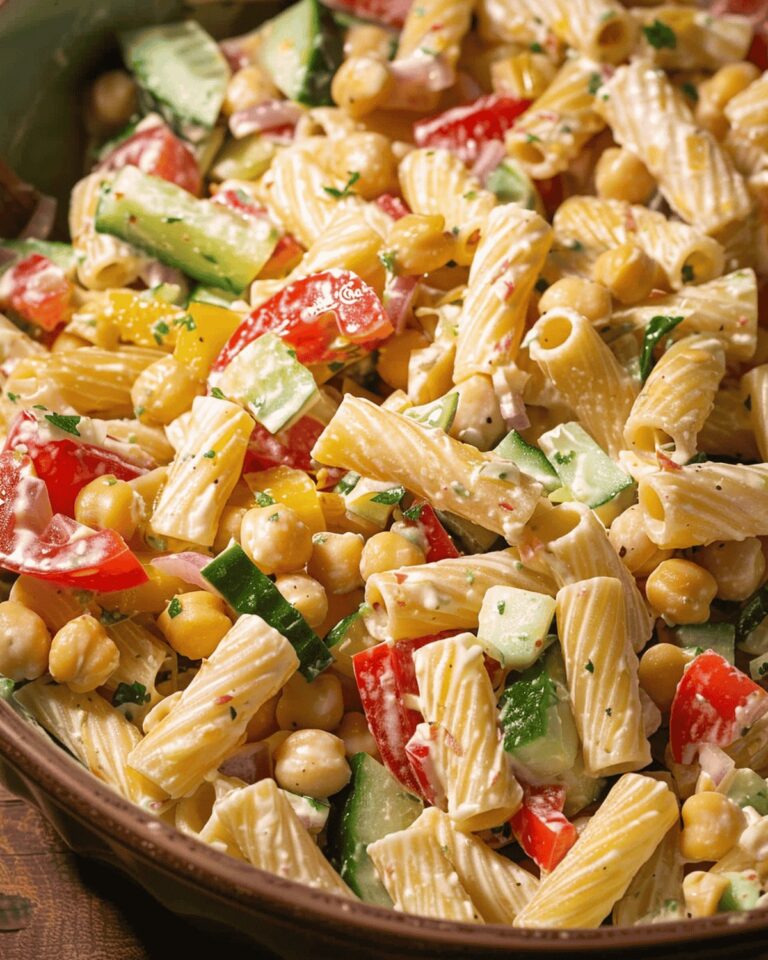 Chickpea Pasta Salad Recipe