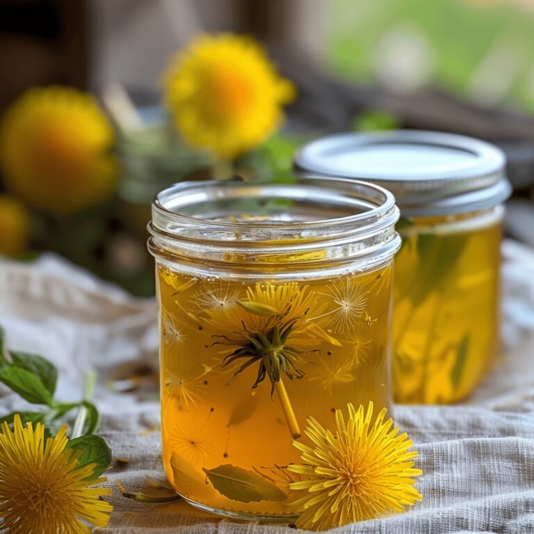 Dandelion Delight Syrup Recipe
