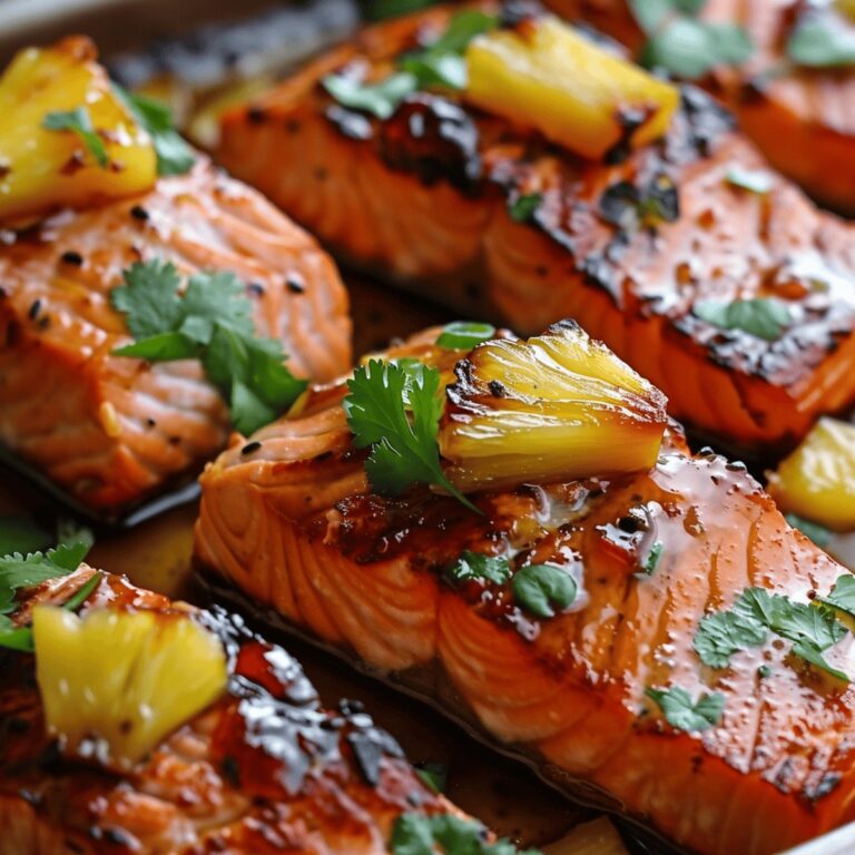 Sweet Honey Pineapple Salmon Recipe