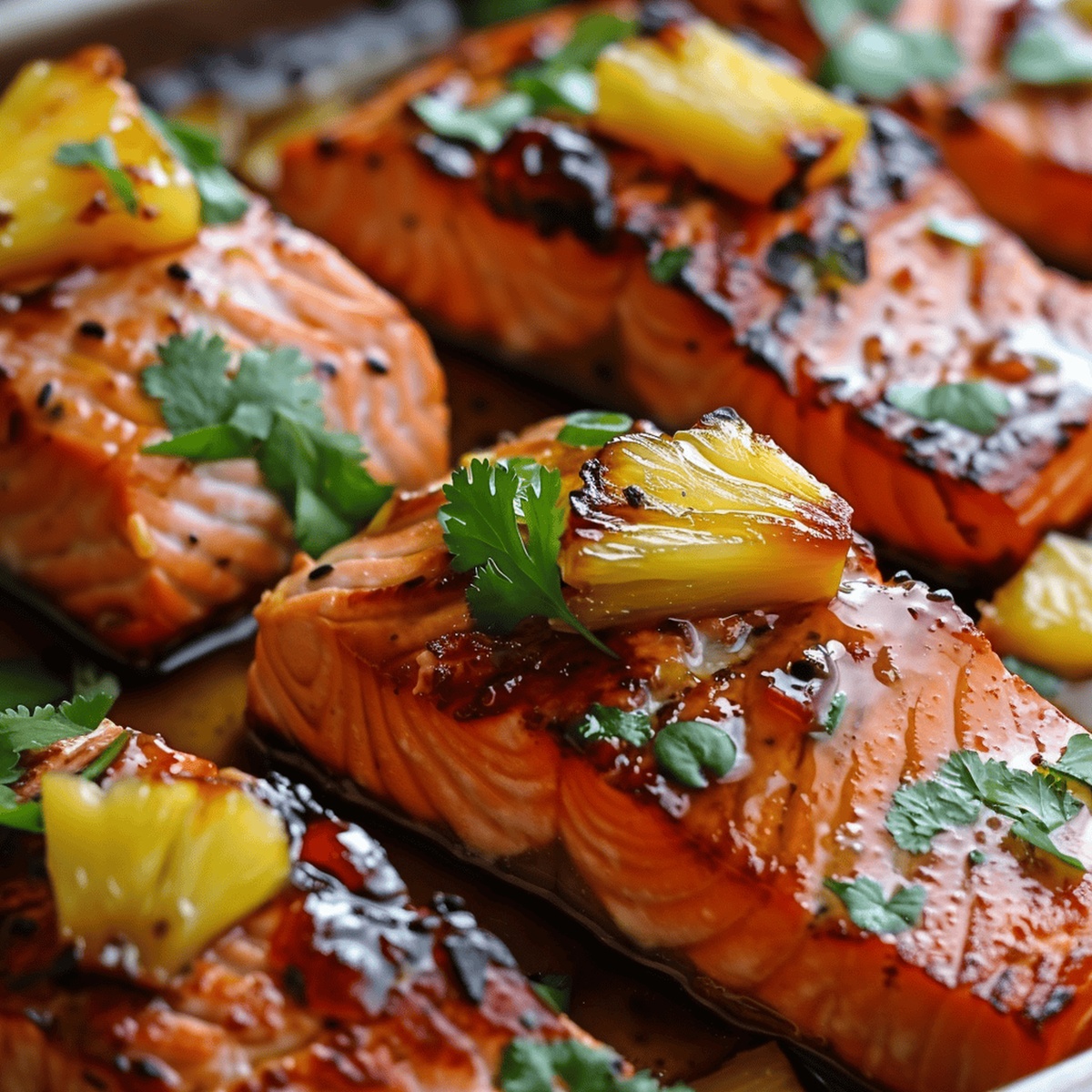 Sweet Honey Pineapple Salmon Recipe