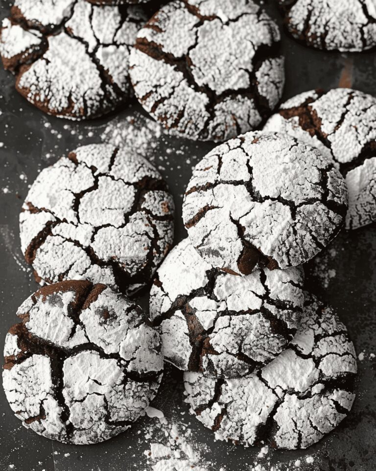 Vegan Crinkle Chocolate Cookies Recipe