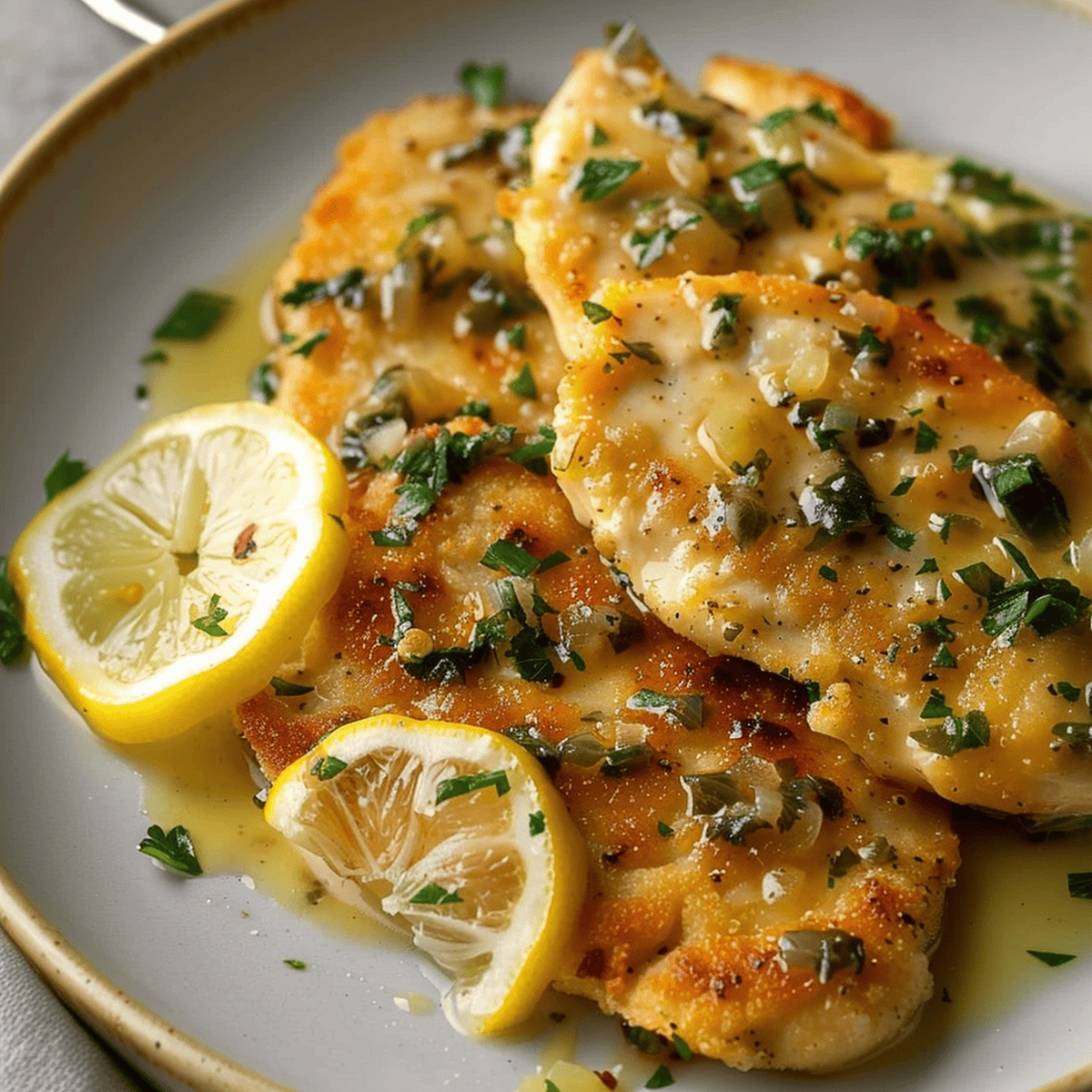 Succulent Lemon Garlic Chicken Piccata Recipe