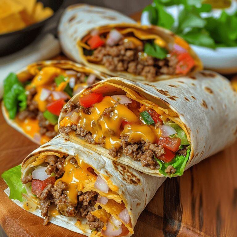 Mouthwatering Nacho Cheese Beef Wrap Recipe
