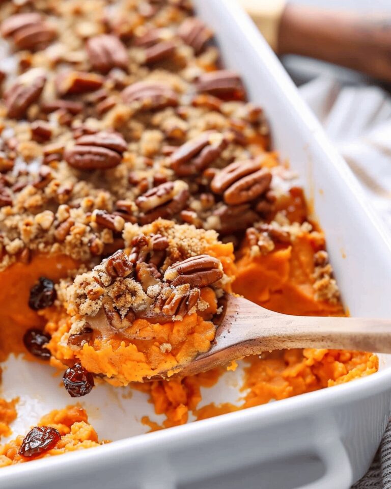 Crispy Sweet Potato Delight With Pecan Crunch Topping Recipe