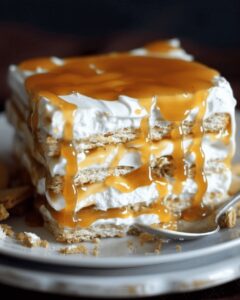 Salted Caramel Icebox Cake Recipe