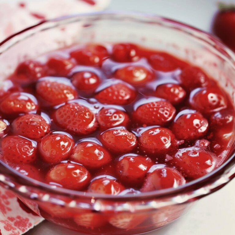 Sweet Strawberry Glaze Pie Recipe