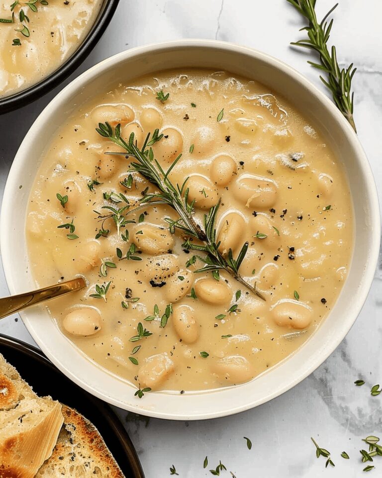 Rosemary Garlic White Bean Soup Recipe