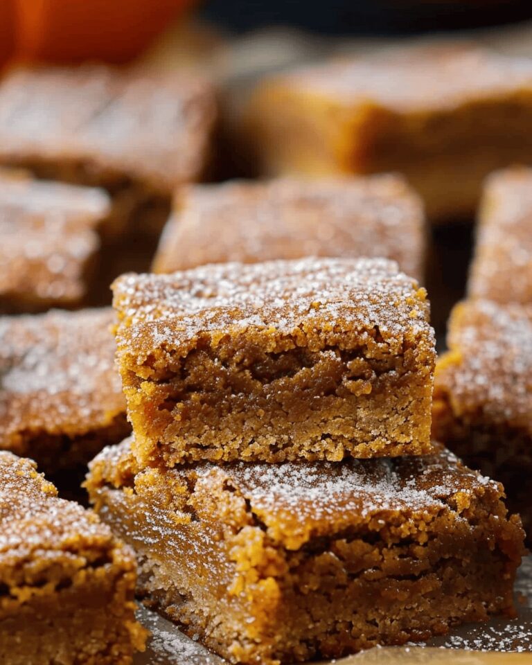 Spicy Pumpkin Spice Blondie Bites Recipe