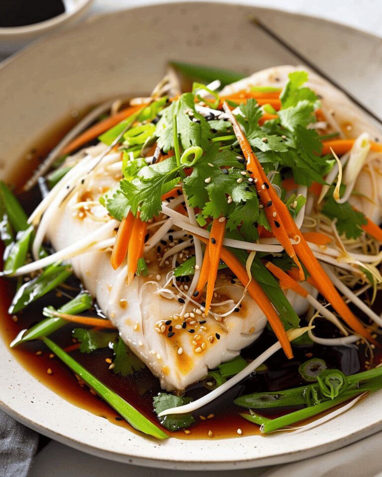 Steamed Fish with Ginger and Soy Sauce Recipe
