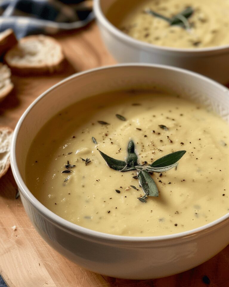 Garlic Sage Velvet Soup Recipe