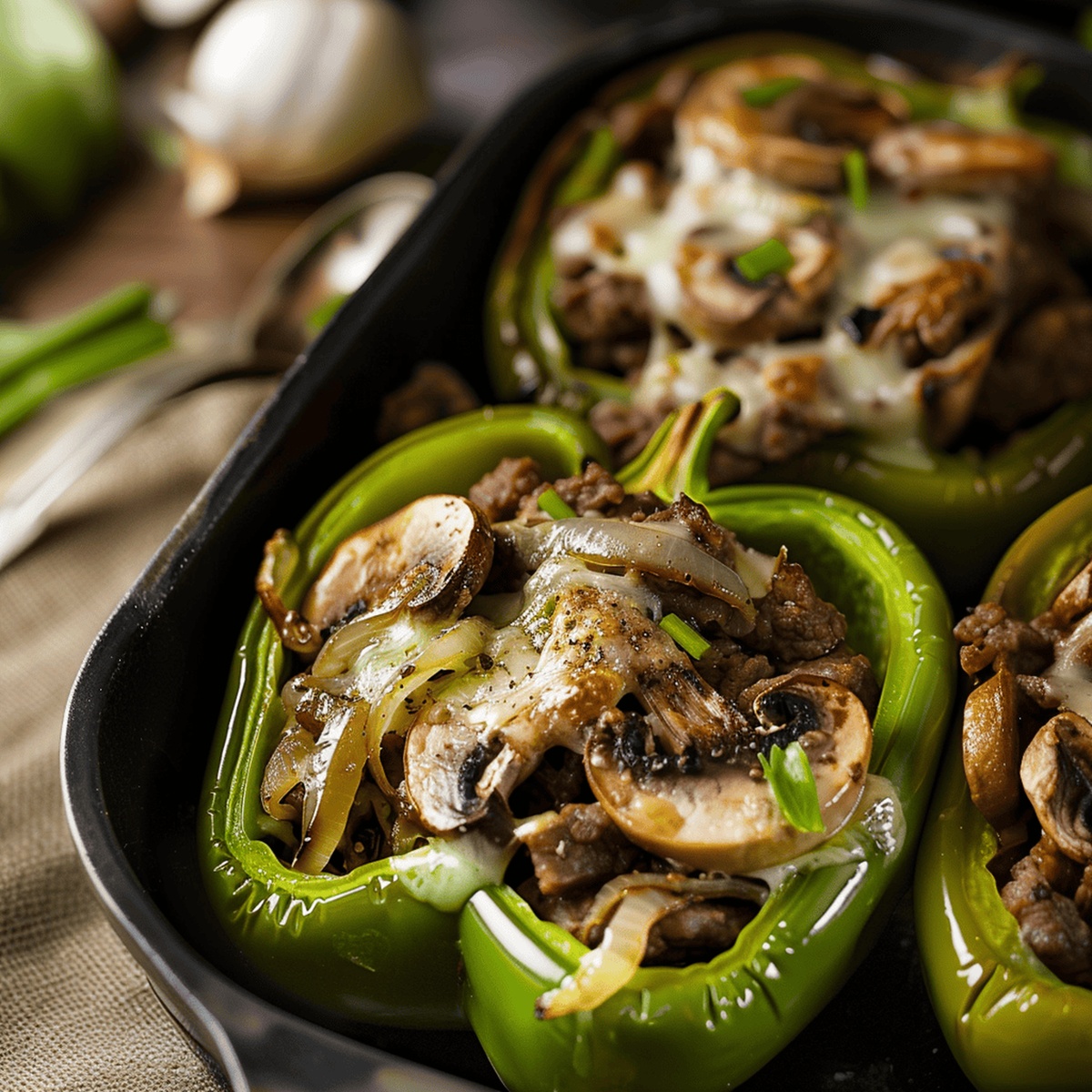 Mouthwatering Philly Cheesesteak Stuffed Peppers Recipe