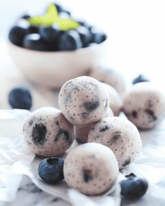 Blueberry Cheesecake Protein Balls Recipe