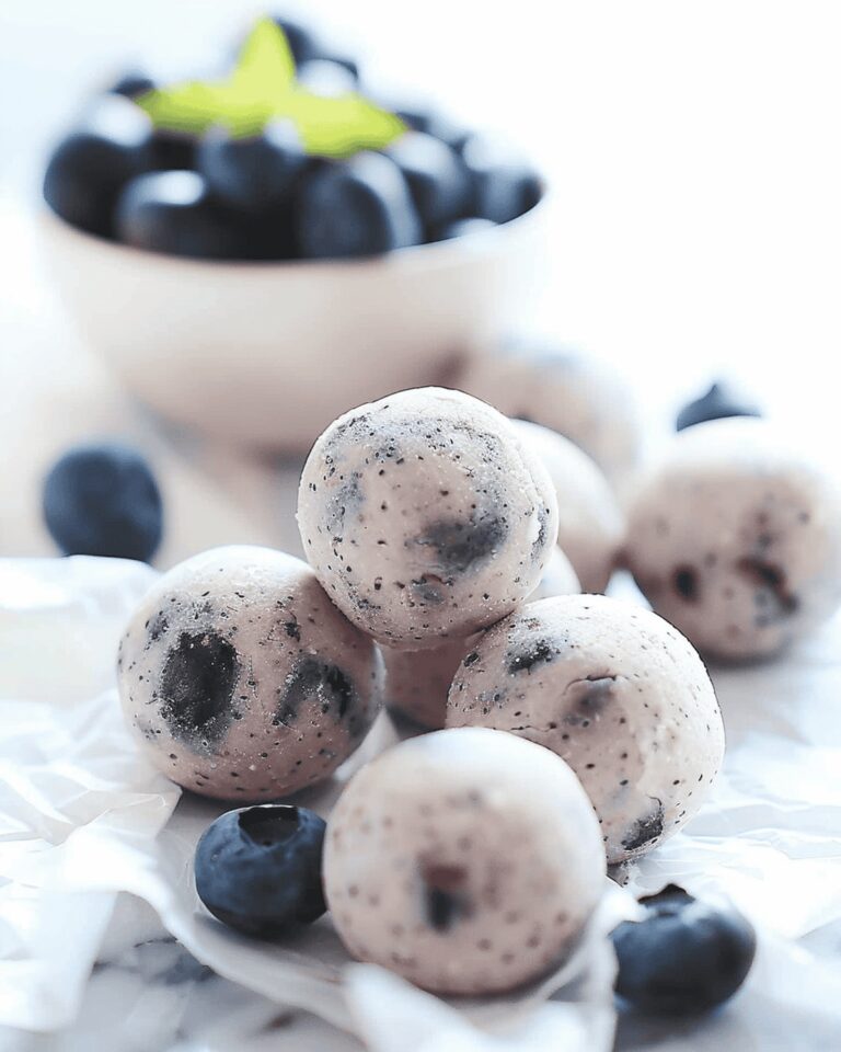 Blueberry Cheesecake Protein Balls Recipe