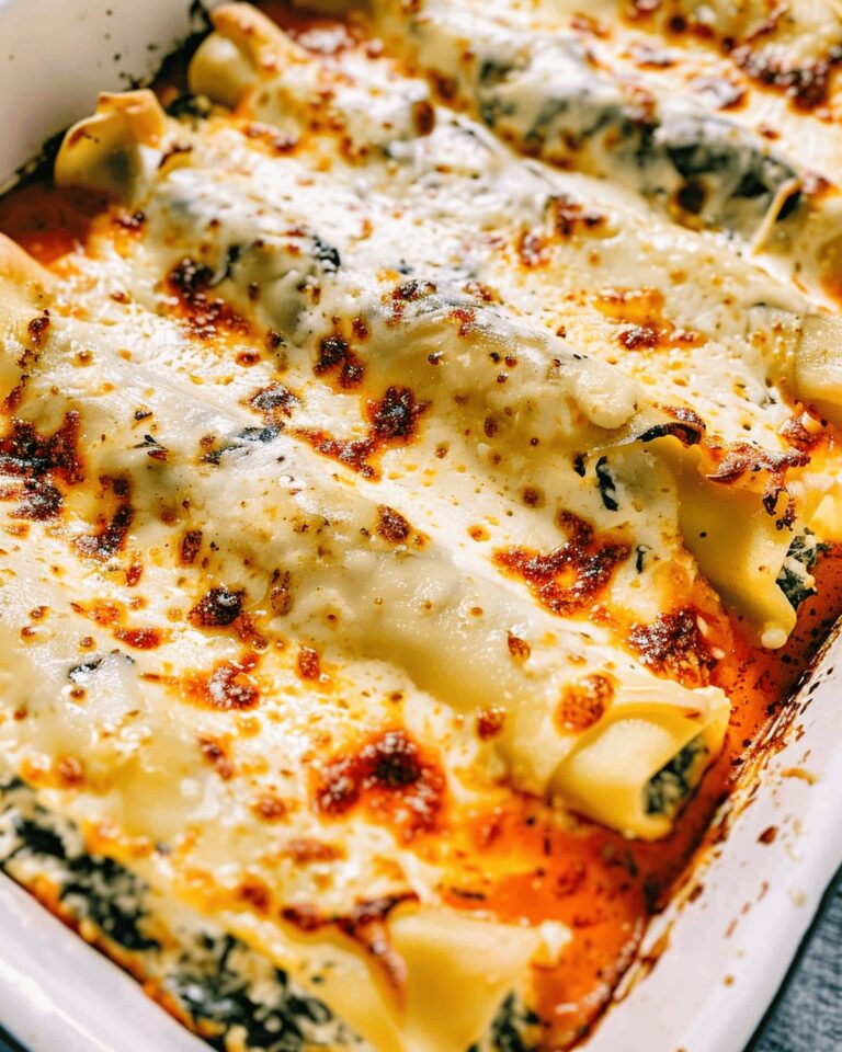 Ricotta Spinach Chicken Cannelloni Recipe