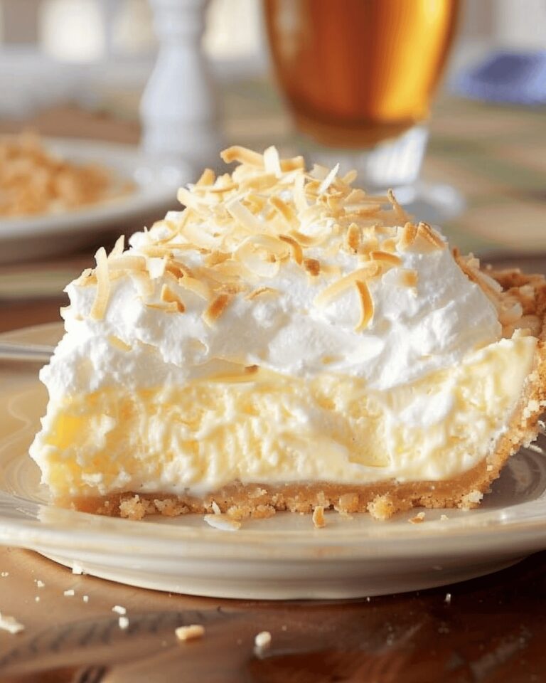 Tropical Coconut Bliss Cream Pie Recipe